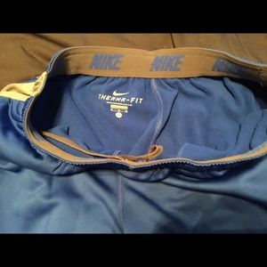 Blue Nike Therma-Fit Sweatpants - X-Large
